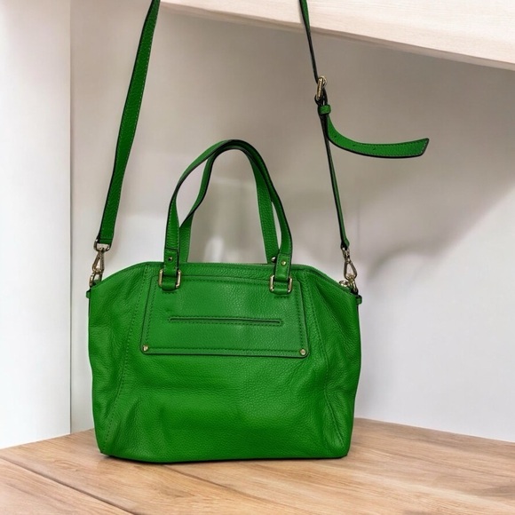 Michael Kors Gilmore Medium  Leather Satchel Bag Palm New - Picture 5 of 11